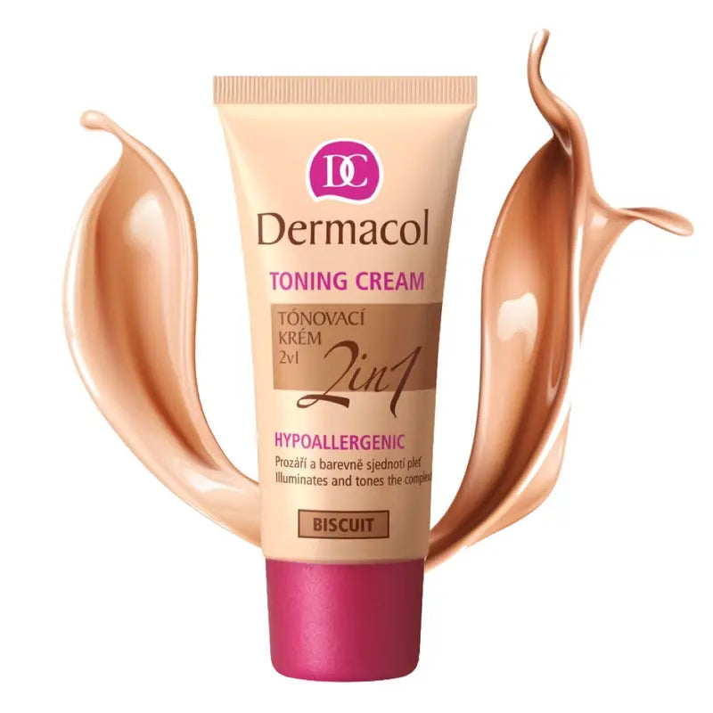 Dermacol Toning BB Cream 2-in-1 Moisturizing & Foundation Light Coverage & Natural Finish