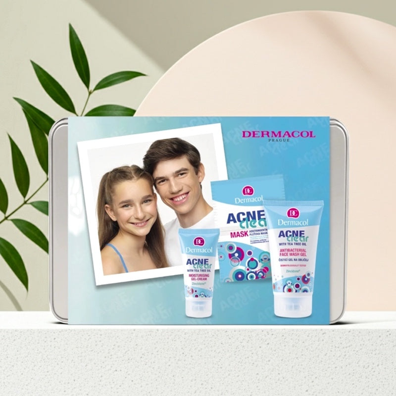 Dermacol Acne Clear Gift Set – Complete Skincare Routine for Oily &amp; Acne-Prone Skin
