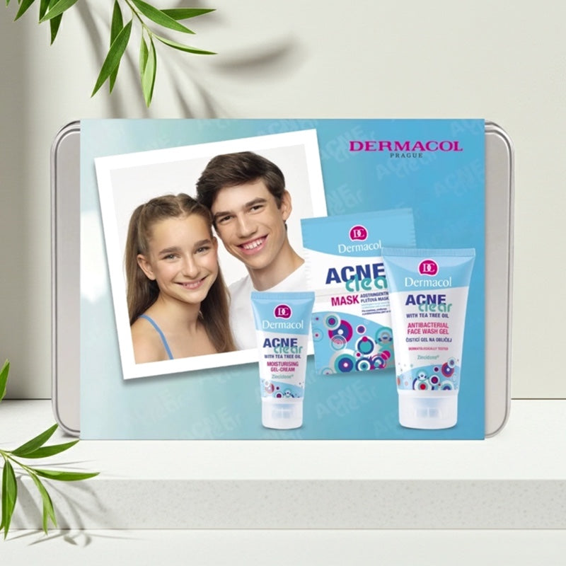 Dermacol Acne Clear Gift Set – Complete Skincare Routine for Oily &amp; Acne-Prone Skin