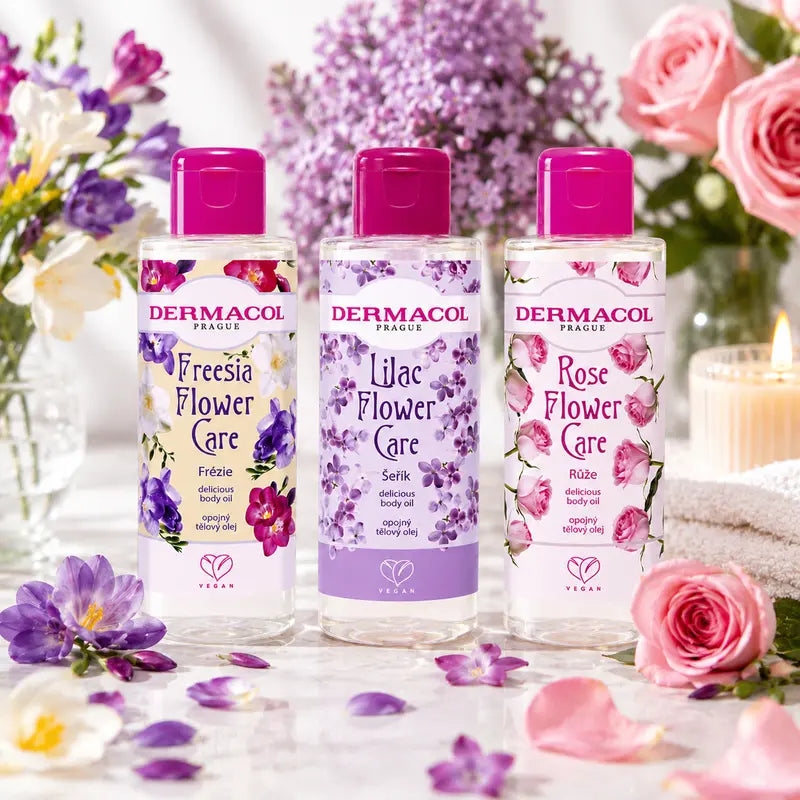 Dermacol Flower Care Delicious Body Oil Freesia Lilac or Rose