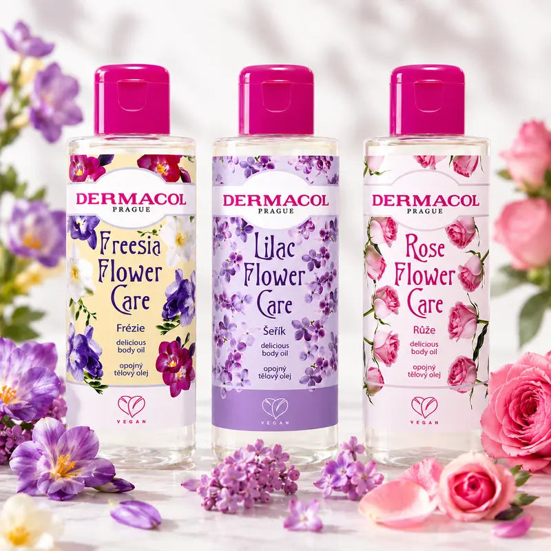 Dermacol Flower Care Delicious Body Oil Freesia Lilac or Rose