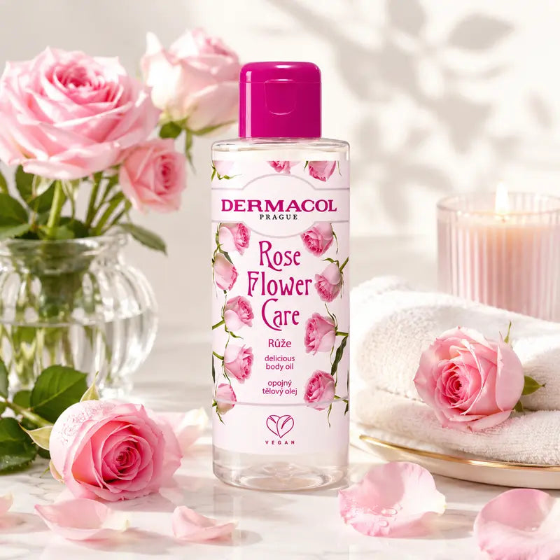 Dermacol Flower Care Rose Delicious Body Oil – Floral Nourishing Body Oil