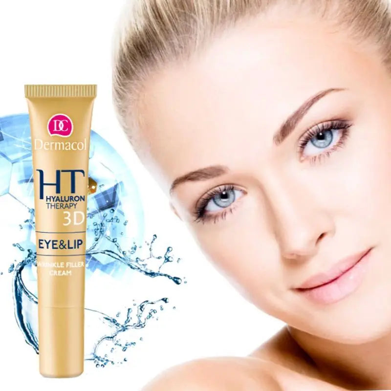 Dermacol hyaluron therapy eye and lip wrinkle filler cream - effect