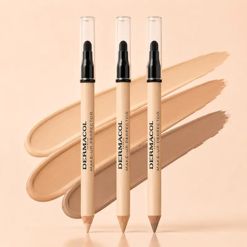 Dermacol Makeup Perfector Pencil Corrector High Coverage Concealer for Flawless Skin