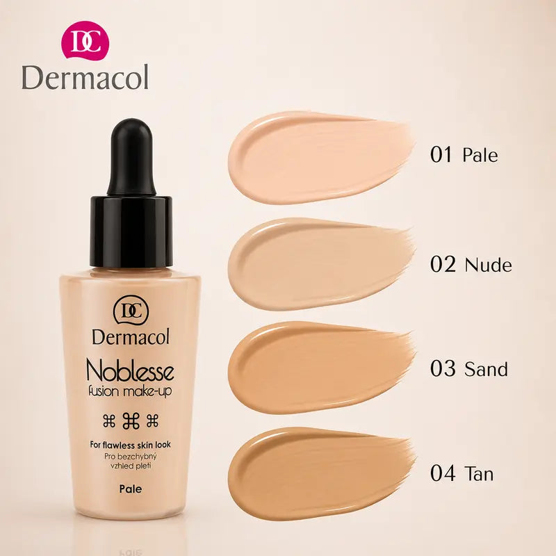 Dermacol Noblesse Fusion Foundation – Velvety Smooth Liquid Makeup with SPF 10