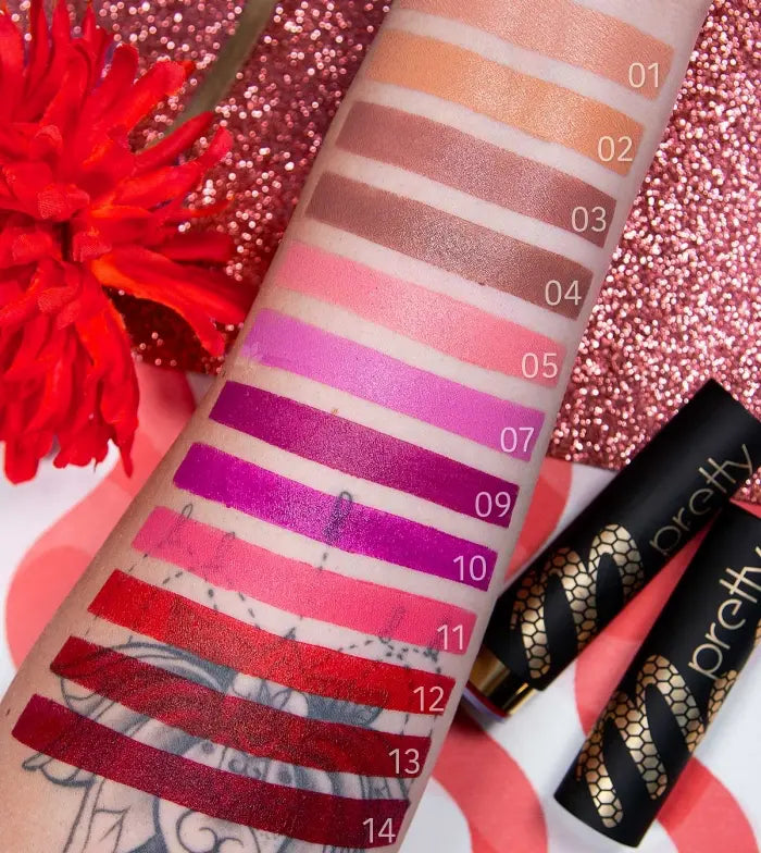 Dermacol Pretty Matte Lipstick – Long-Lasting, Non-Drying Matte Lip Color