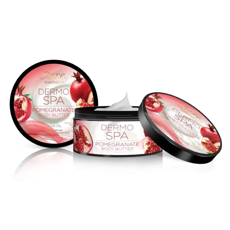 Dermo SPA Pomegranate Body Butter with Olive Oil Nourishment & Skin Hydration 200ml