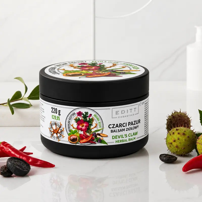 Devil's claw herbal balm muscle ointment - Czarci pazur balsam ziołowy