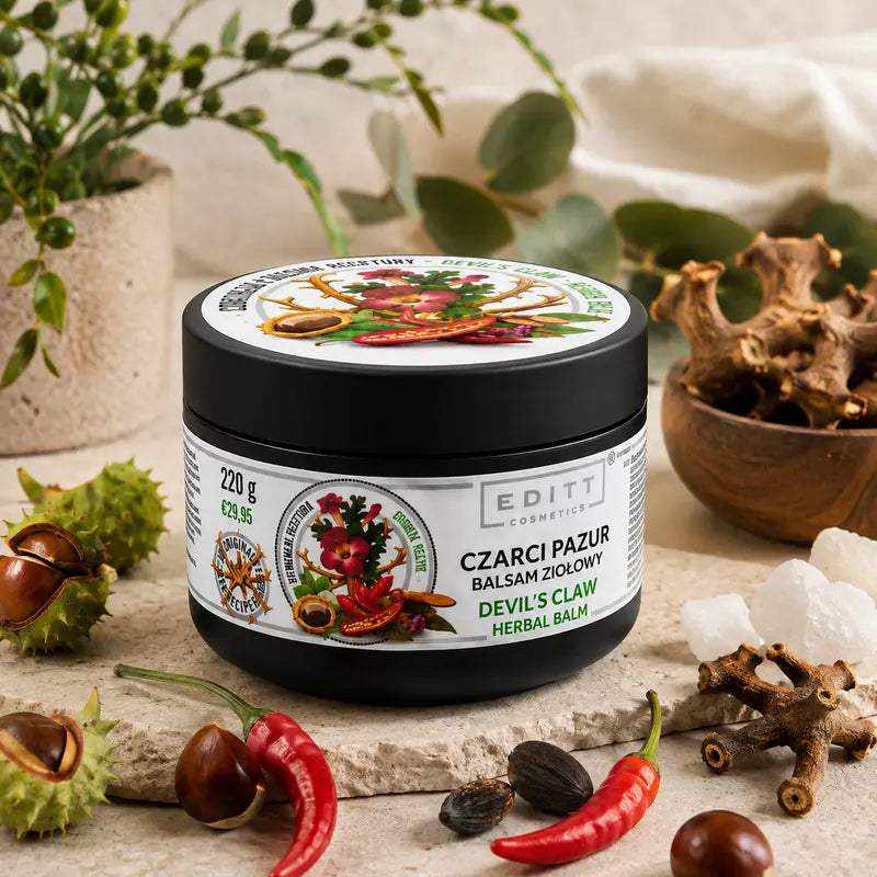 Devil's claw herbal balm muscle ointment - Czarci pazur balsam ziołowy