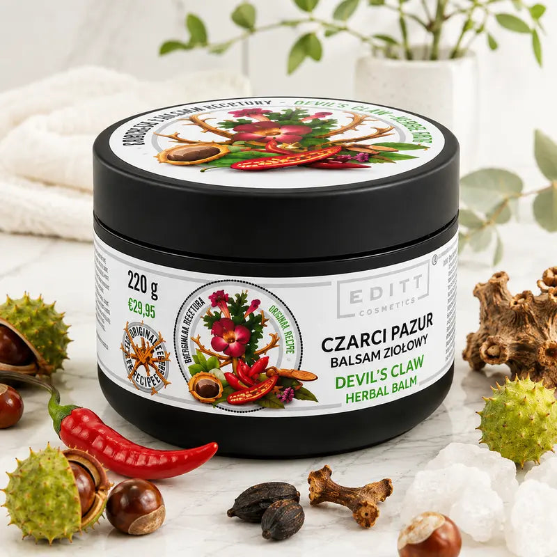 Devil's claw herbal balm muscle ointment - Czarci pazur balsam ziołowy