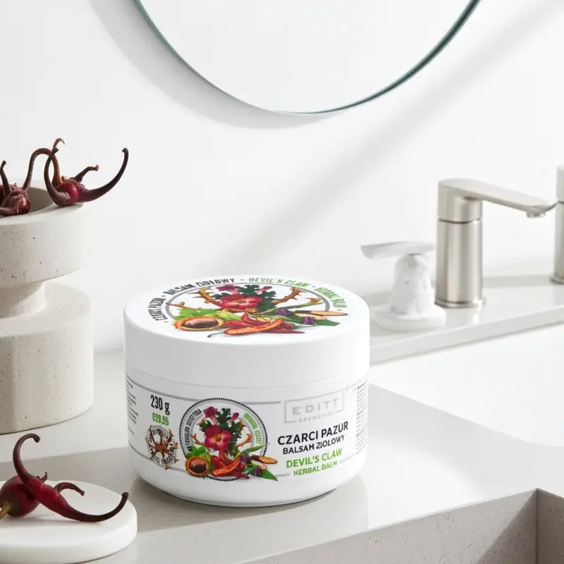 Devil's claw herbal balm muscle ointment - Czarci pazur balsam ziołowy
