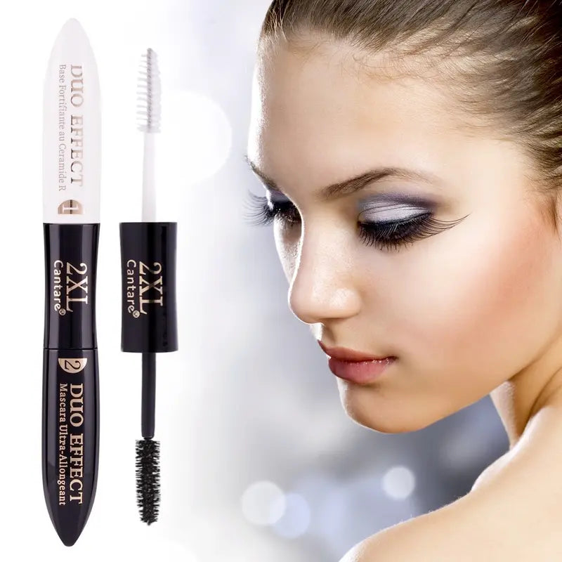 XXL Mascara 2in1 Double Extension – Ultra Volume Length & Lash Care Serum Carbon Black