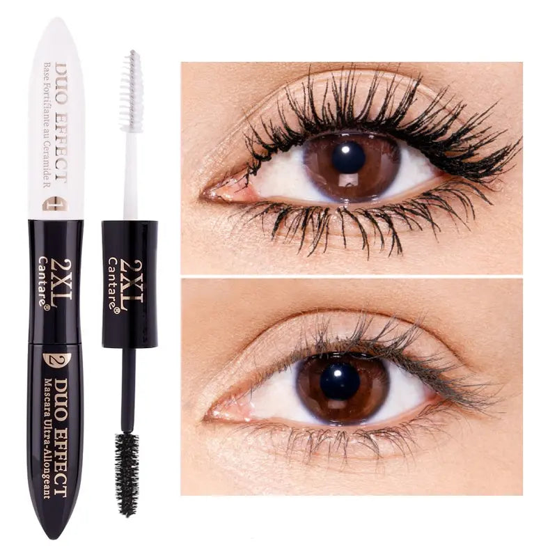 XXL Mascara 2in1 Double Extension – Ultra Volume Length & Lash Care Serum Carbon Black