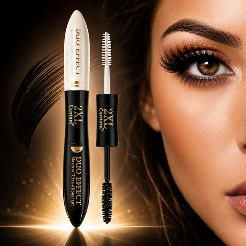 XXL Mascara 2in1 Double Extension – Ultra Volume, Length & Lash Care Serum, Carbon Black