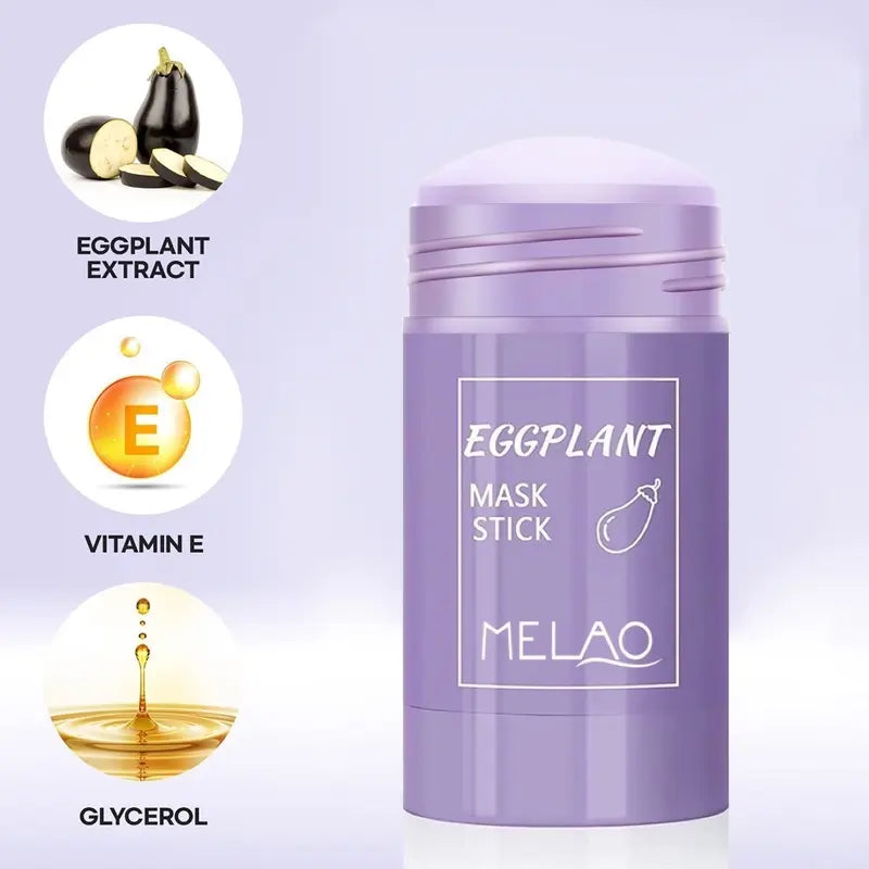 Eggplant Anti-Aging & Skin Repair Mask Stick Facial Mask Niacinamide & Plant Nutrients