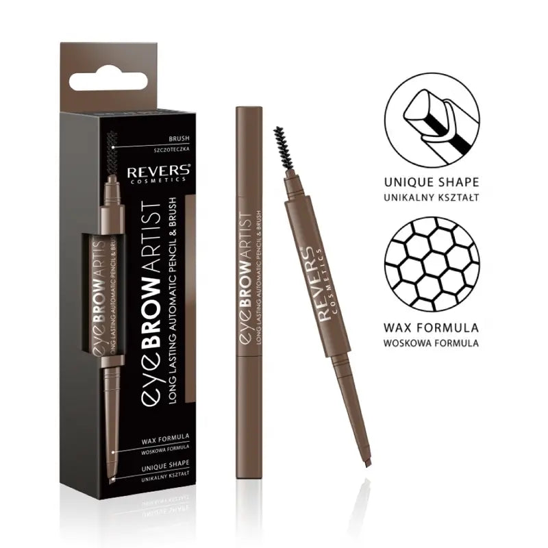 Eyebrow ARTIST Automatic Pencil – Ultra Fine & Buildable with Brush