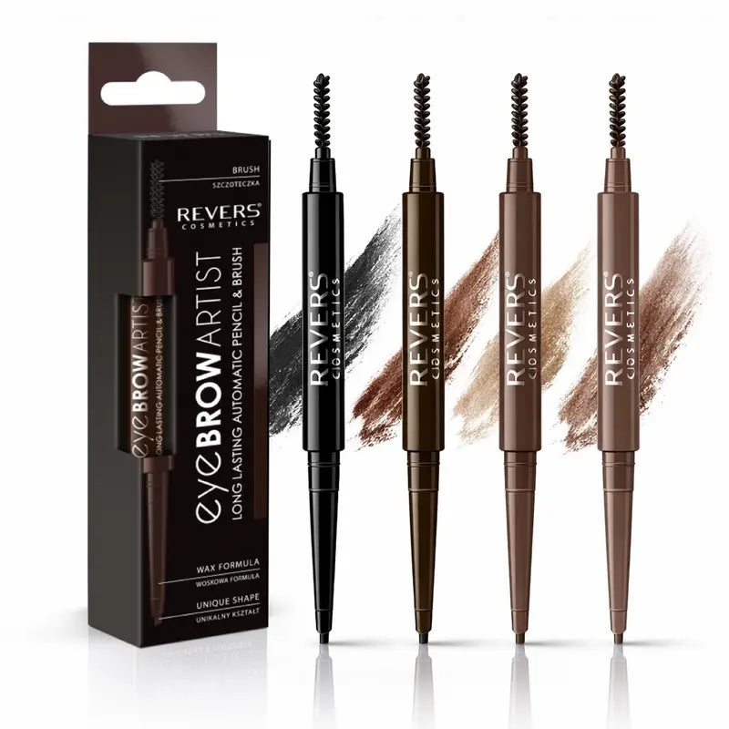 Eyebrow artist automatic brow pencil Black Brown taupe