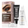 dark brown eyebrow henna and activator set