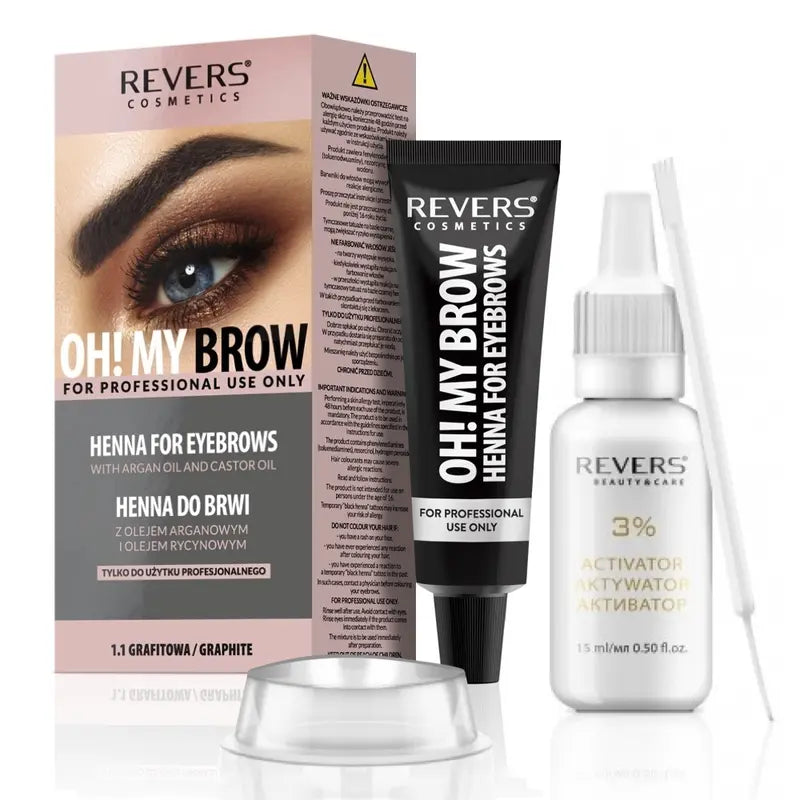 Eyebrow Eyelash Tint Henna Kit Long-Lasting Permanent Brow Tinting Set Dye Paint Cream 30ml