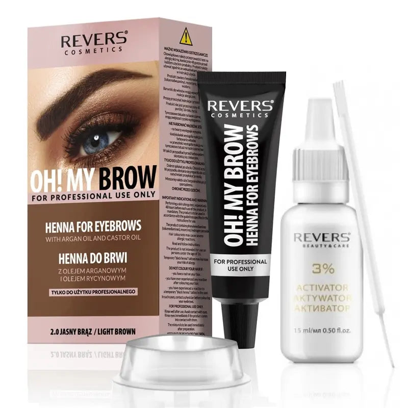 Eyebrow Eyelash Tint Henna Kit Long-Lasting Permanent Brow Tinting Set Dye Paint Cream 30ml