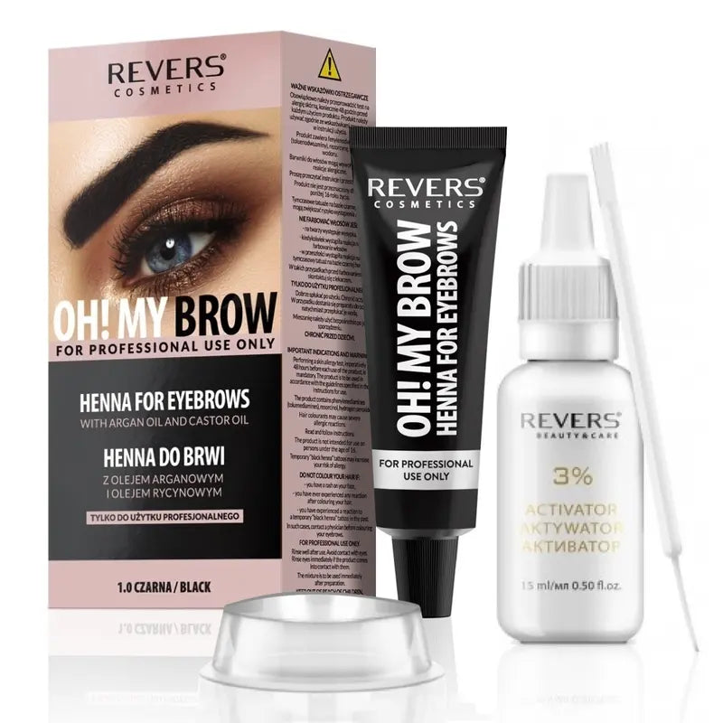 Eyebrow Eyelash Tint Henna Kit Long-Lasting Permanent Brow Tinting Set Dye Paint Cream 30ml
