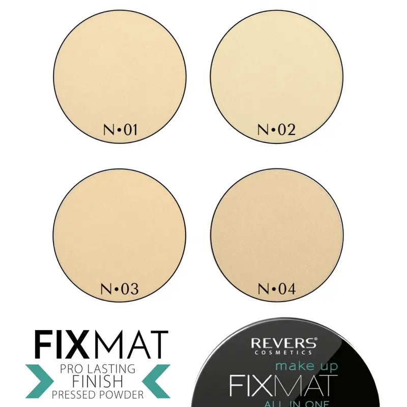 FIXMAT Pressed Powder All-In-One PRO – Mattifying & Skin Perfecting Finishing Powder