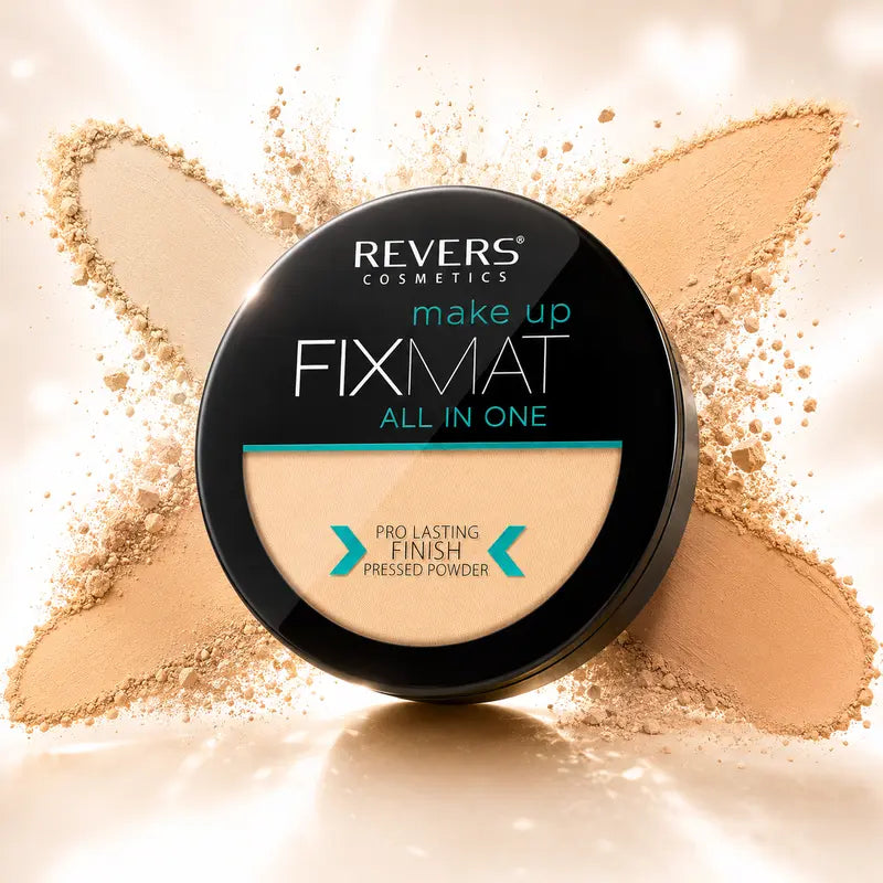 FIXMAT Pressed Powder All-In-One PRO – Mattifying & Skin Perfecting Finishing Powder
