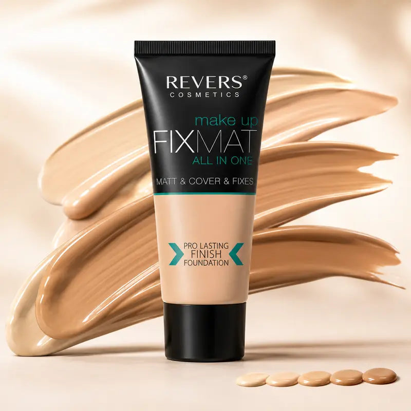 Fixmat All in One Pro Lasting Finish Foundation – High Coverage, Matte Perfection
