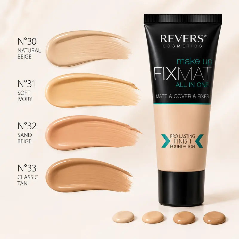 Fixmat All in One Pro Lasting Finish Foundation – High Coverage, Matte Perfection