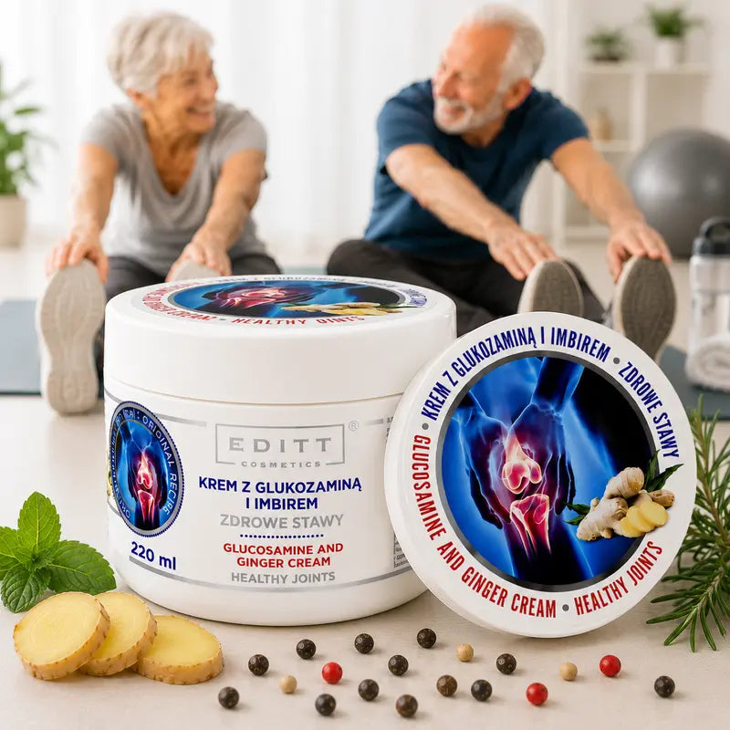 Glucosamine & Ginger Warming & Regenerative Body Balm Muscle Ointment 220ml