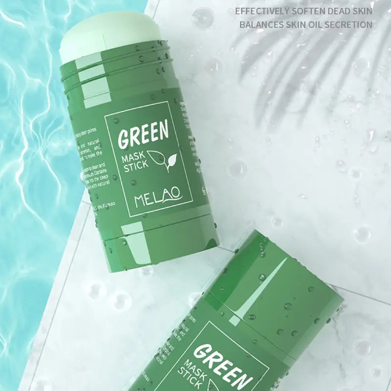 Face Mask Stick Green Tea & Clay Purifying Anti-Acne & Oil Control Deep Pore Treatment