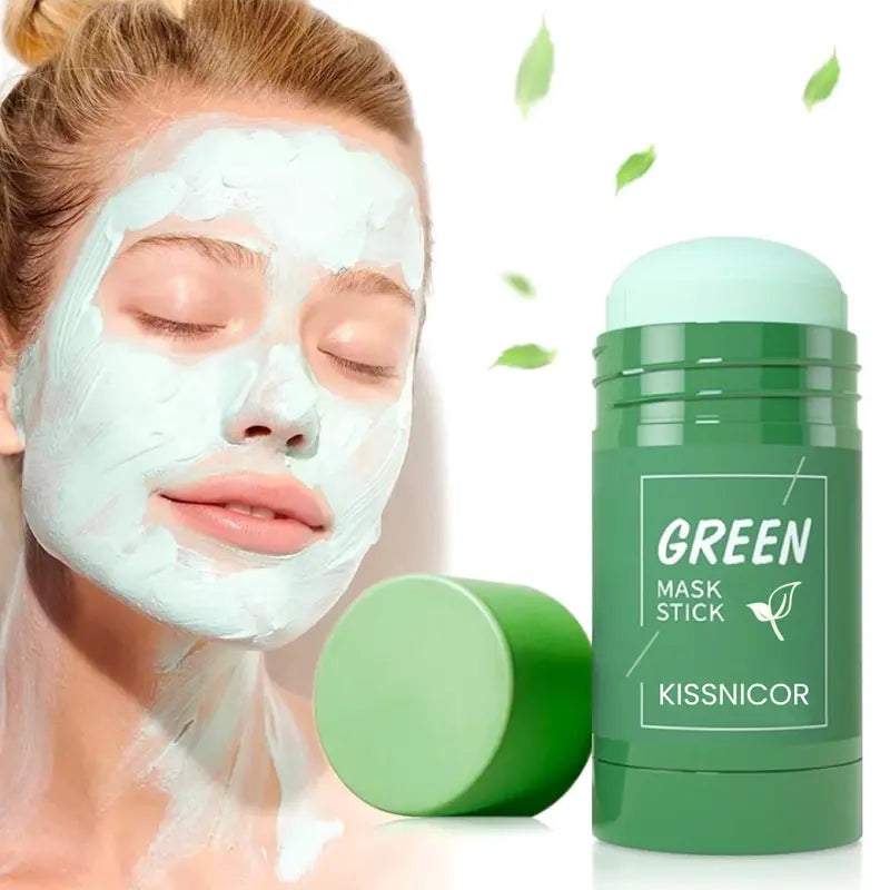 Green Purifying Anti-Acne &amp; Oil Control Clay Mask Stick Deep Cleansing and Balancing