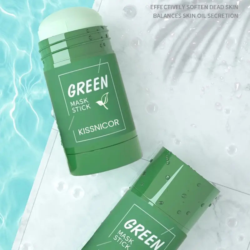 Green Purifying Anti-Acne &amp; Oil Control Clay Mask Stick Deep Cleansing and Balancing