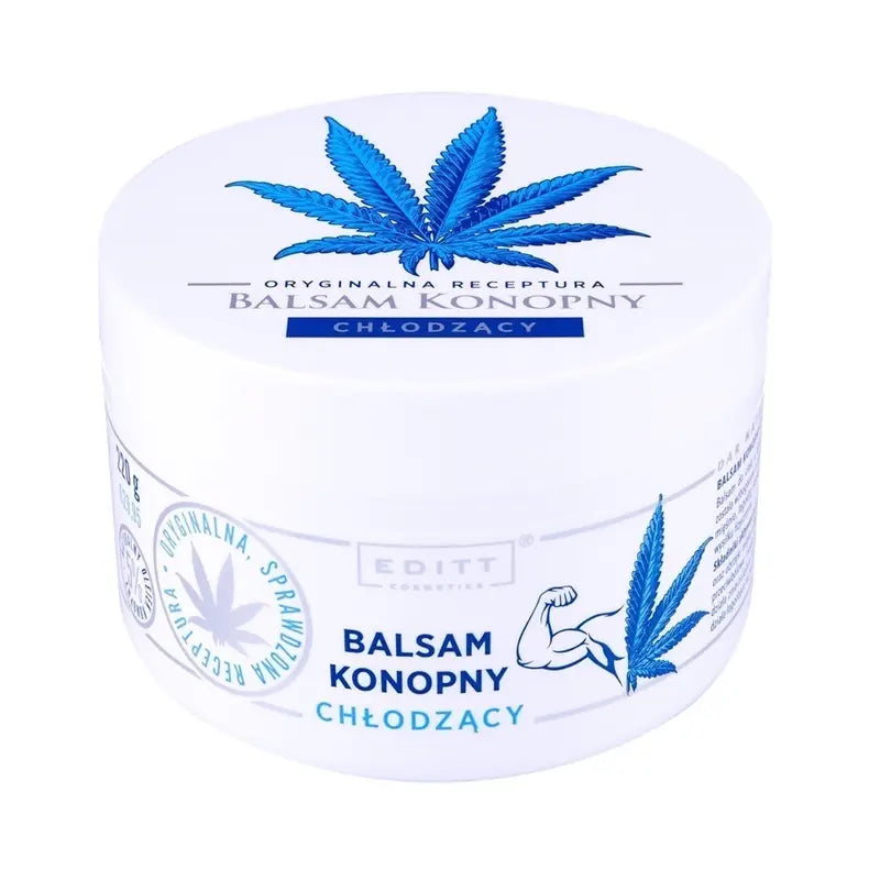 Cooling Hemp Body Balm High Strength Formula Menthol Comfrey & Natutral Oils 220ml