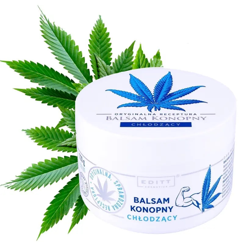 Cooling Hemp Body Balm High Strength Formula Menthol Comfrey & Natutral Oils 220ml