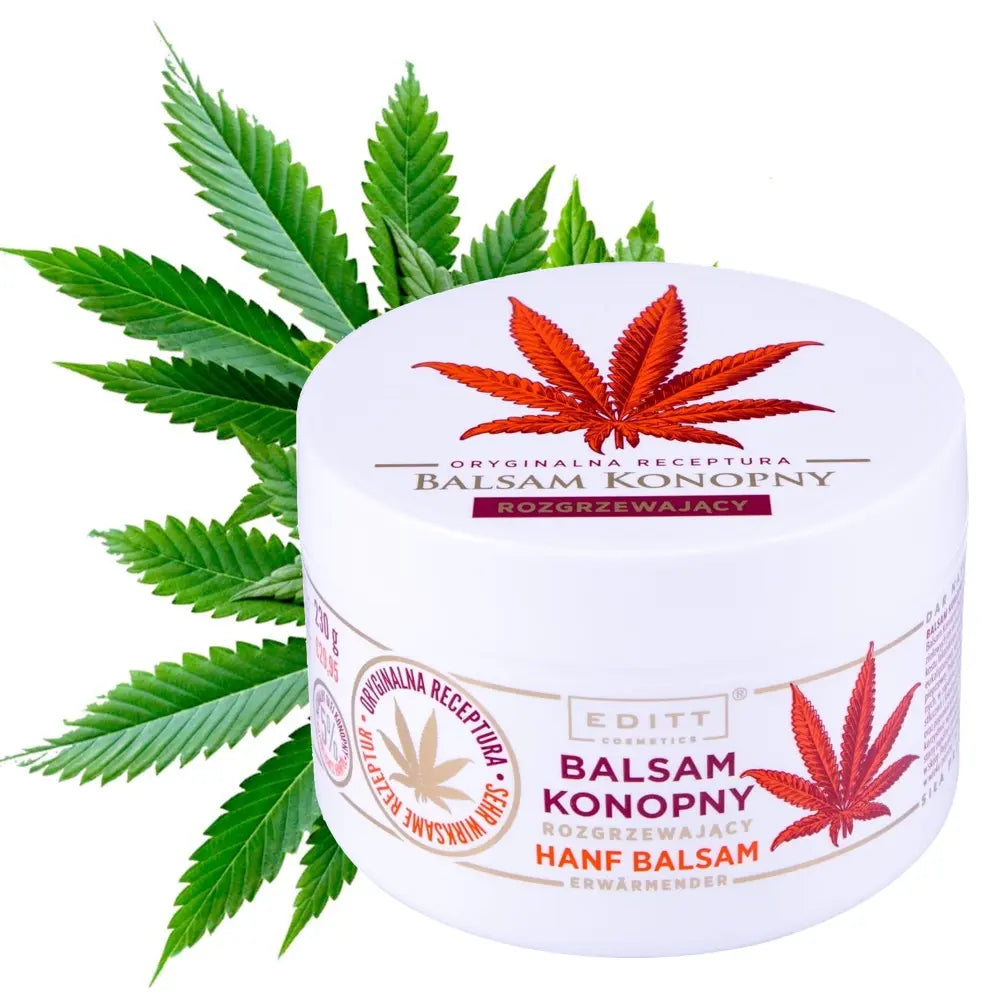 Warming Hemp Body Balm High Strength Formula Horse Chestnut Extract & Comfrey 220ml