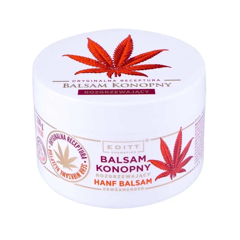 Warming Hemp Body Balm High Strength Formula Horse Chestnut Extract & Comfrey 220ml