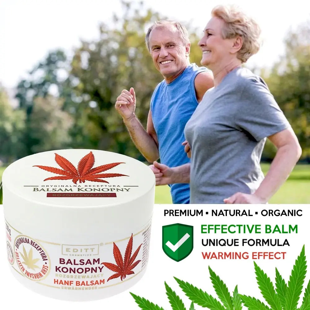 Warming Hemp Body Balm High Strength Formula Horse Chestnut Extract & Comfrey 220ml