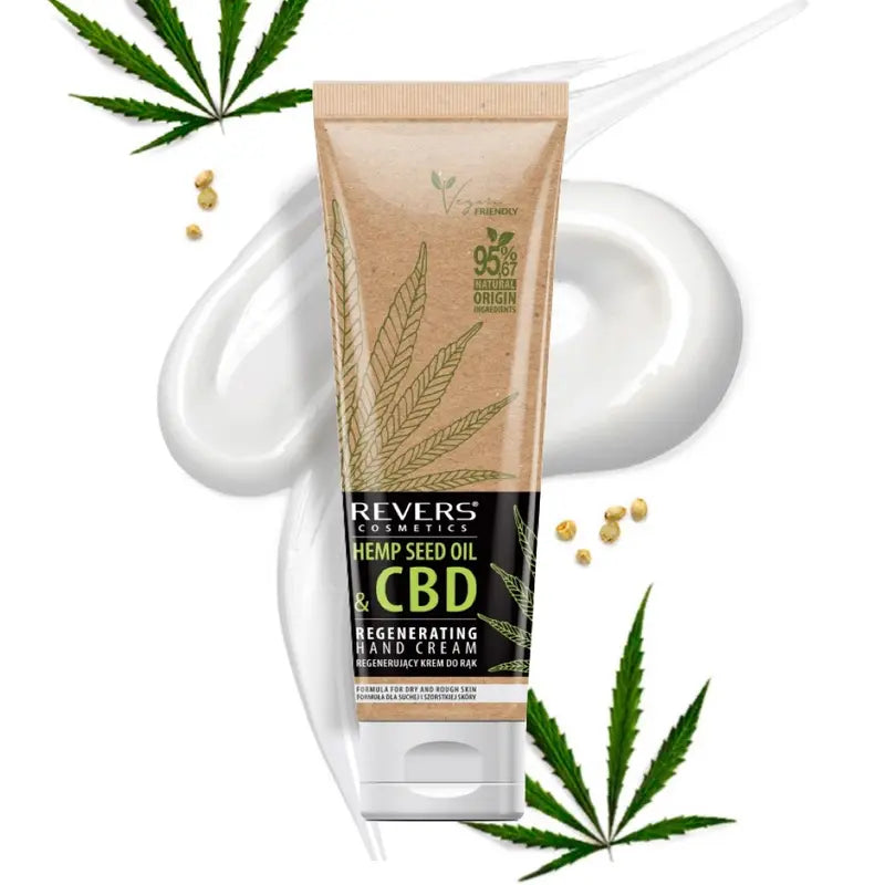 Hemp Seed Oil Regenerating Hand Cream for Dry & Rough Skin 100ml