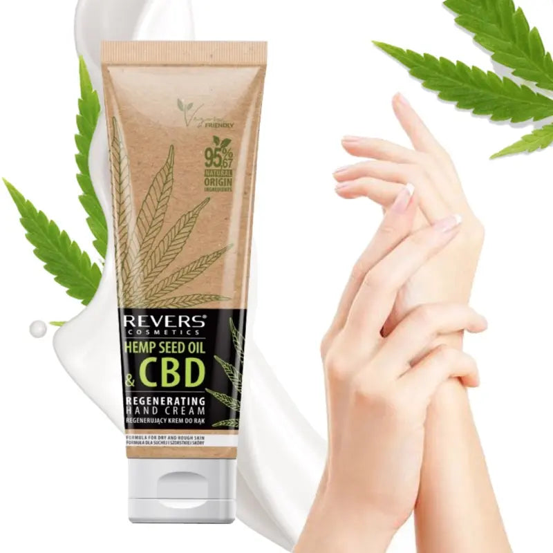 Hemp Seed Oil Regenerating Hand Cream for Dry & Rough Skin 100ml