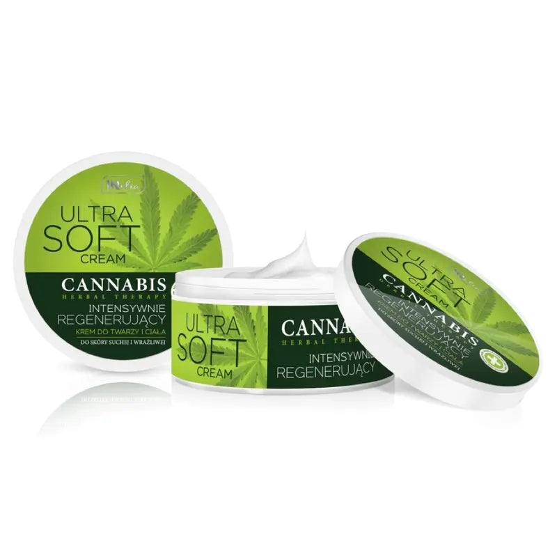 Hemp oil body balm cream intensive regeneration