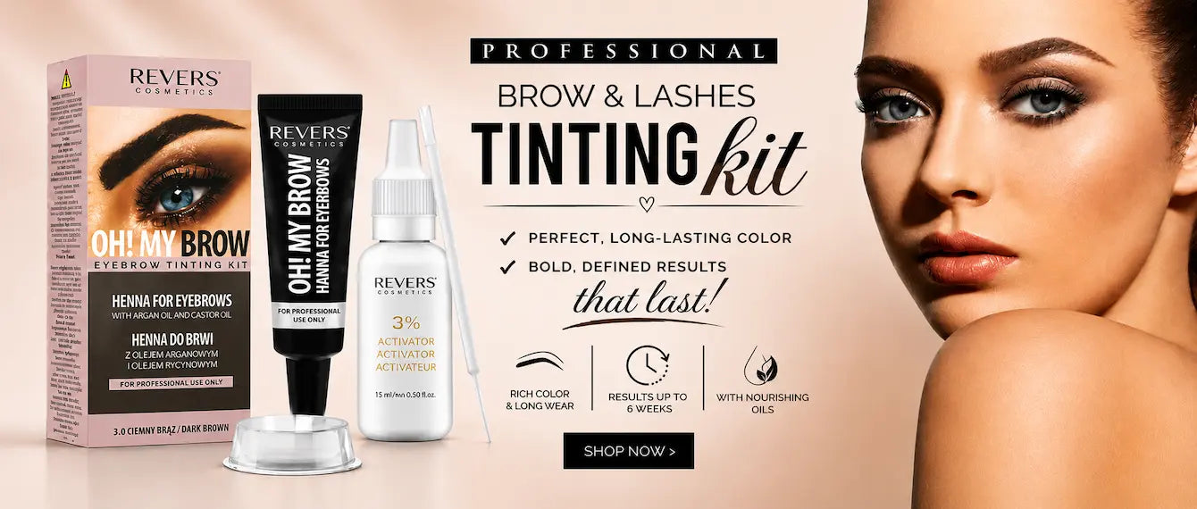 Henna Eyebrow Eyelash Tint Brow Dye Set