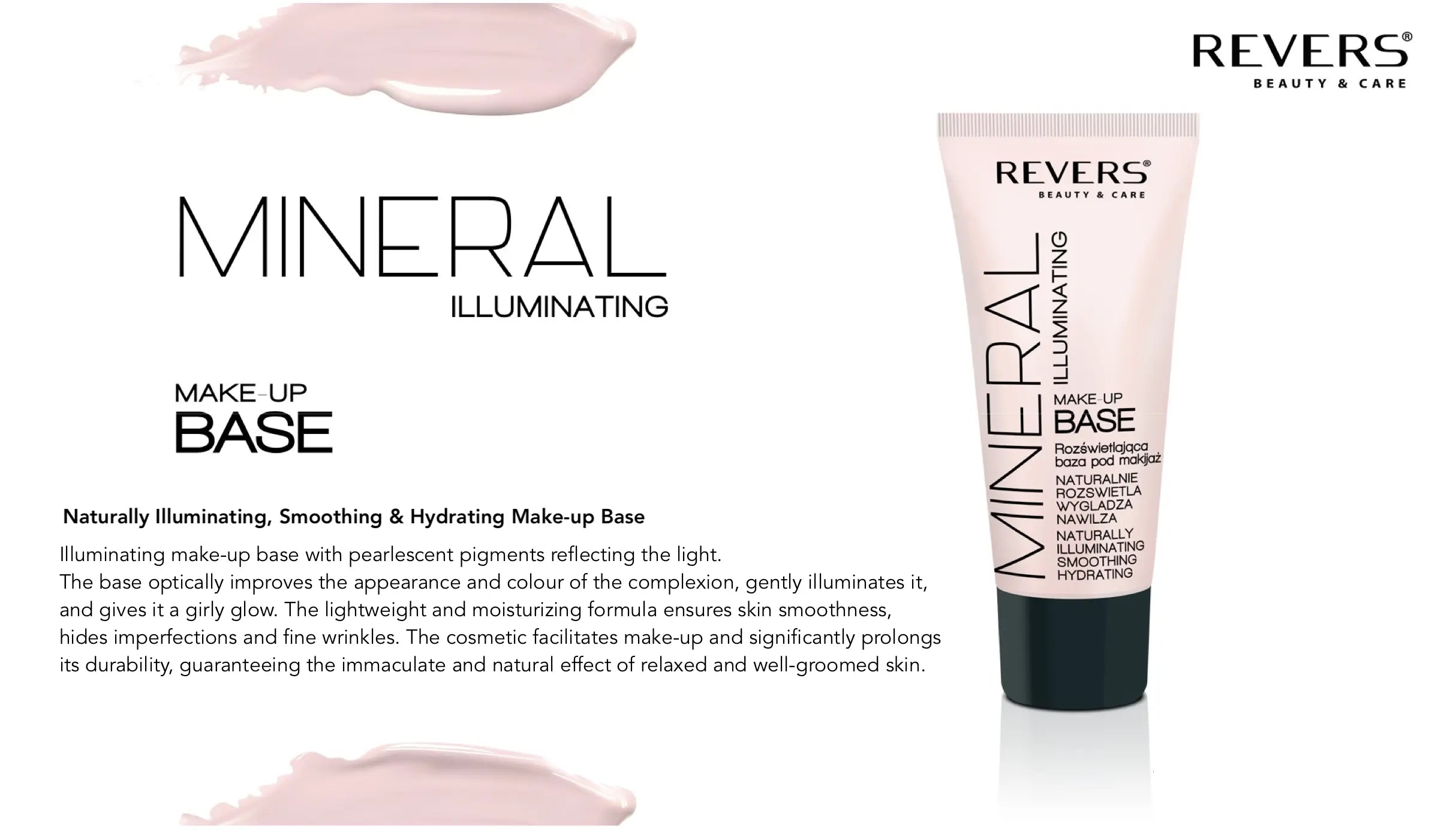 Mineral Makeup Base Correcting Face Primer Against Skin Imperfections & Wrinkles 30ml