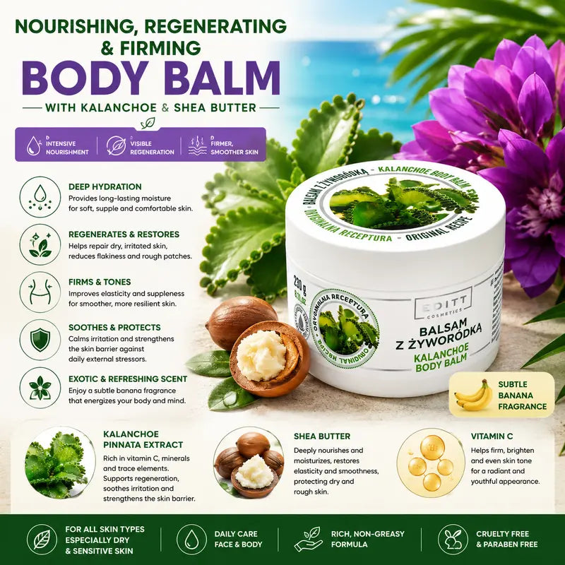 Nourishing, Regenerating & Firming Body Balm with Kalanchoe & Shea Butter 230ml