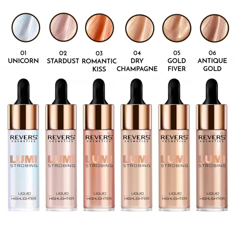 Lumi Strobing Luminizing Liquid Highlighter Natural Glow for Face & Body