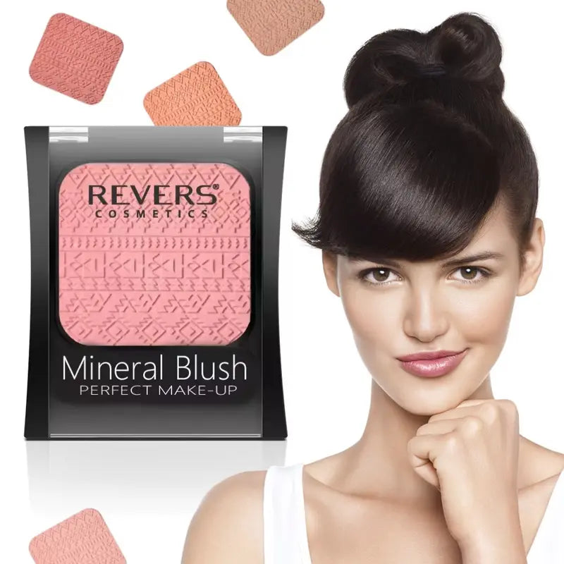 Mineral Blush Perfect Long-Lasting Matte Powder Blusher Natural Buildable Cheek Makeup