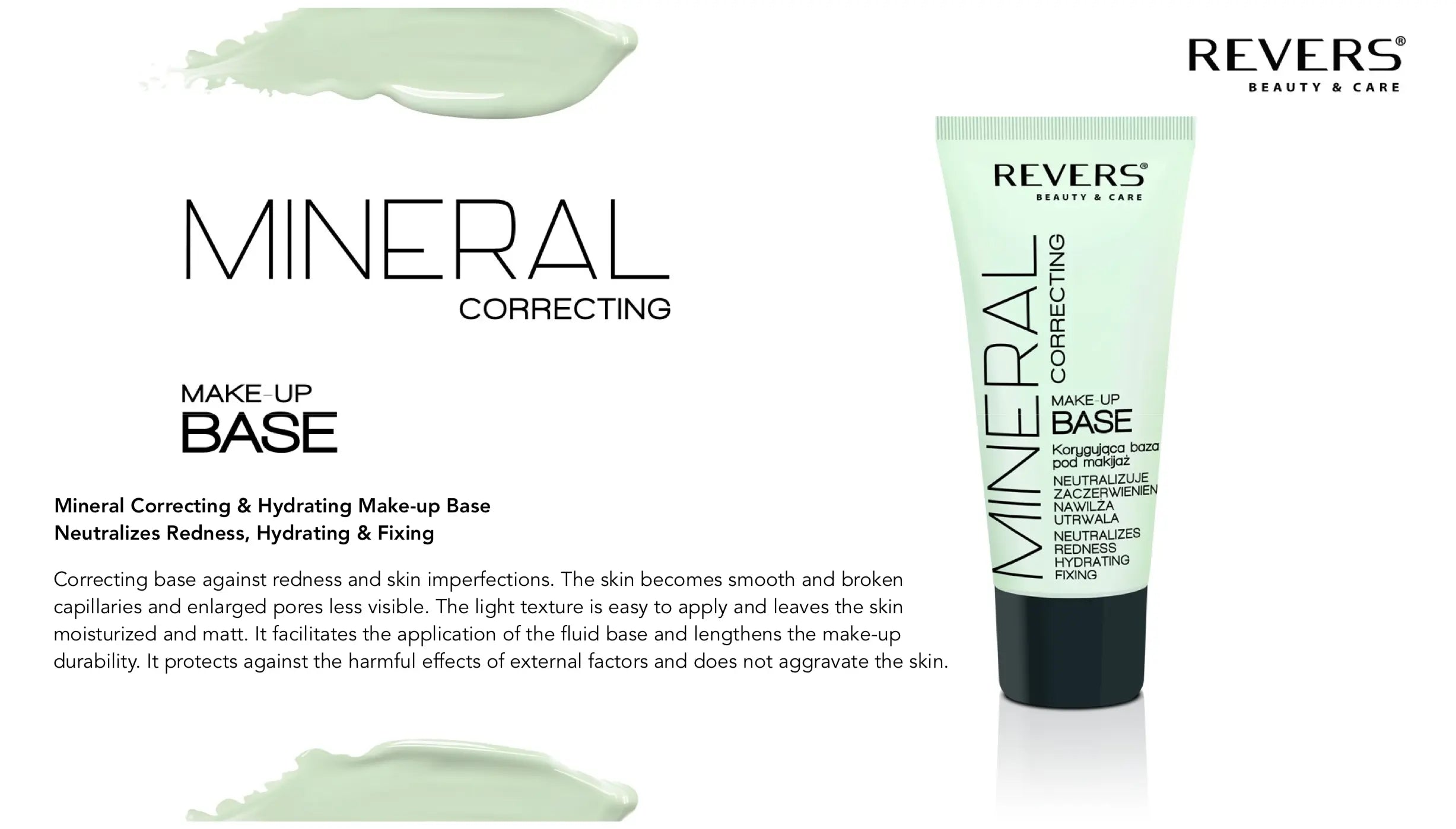 Mineral Makeup Base Correcting Face Primer Against Skin Imperfections & Wrinkles 30ml