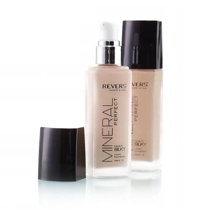 Anti-Aging Mineral Perfect Face Lift Foundation Long-Lasting Silky Liquid Matte Coverage 40ml