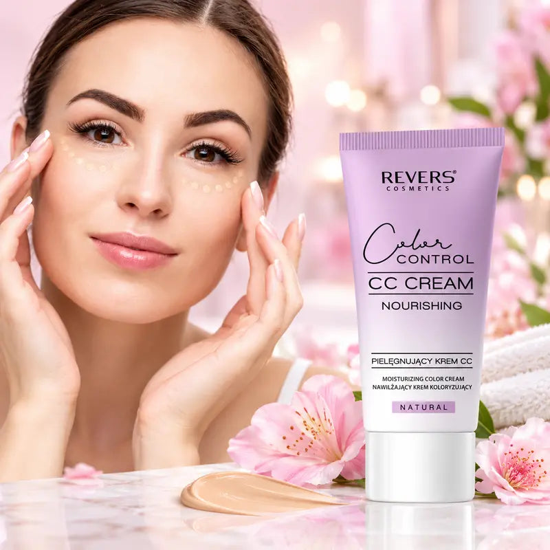 Nourishing CC Cream Color Correcting Anti-Redness with Green Tea & Panthenol Lightweight Hydrating Skin Tone Perfector 30ml