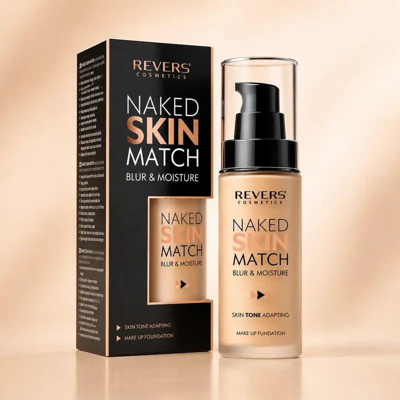 Naked Skin Match Blur & Moisture Foundation – Matte Perfection All Day Long